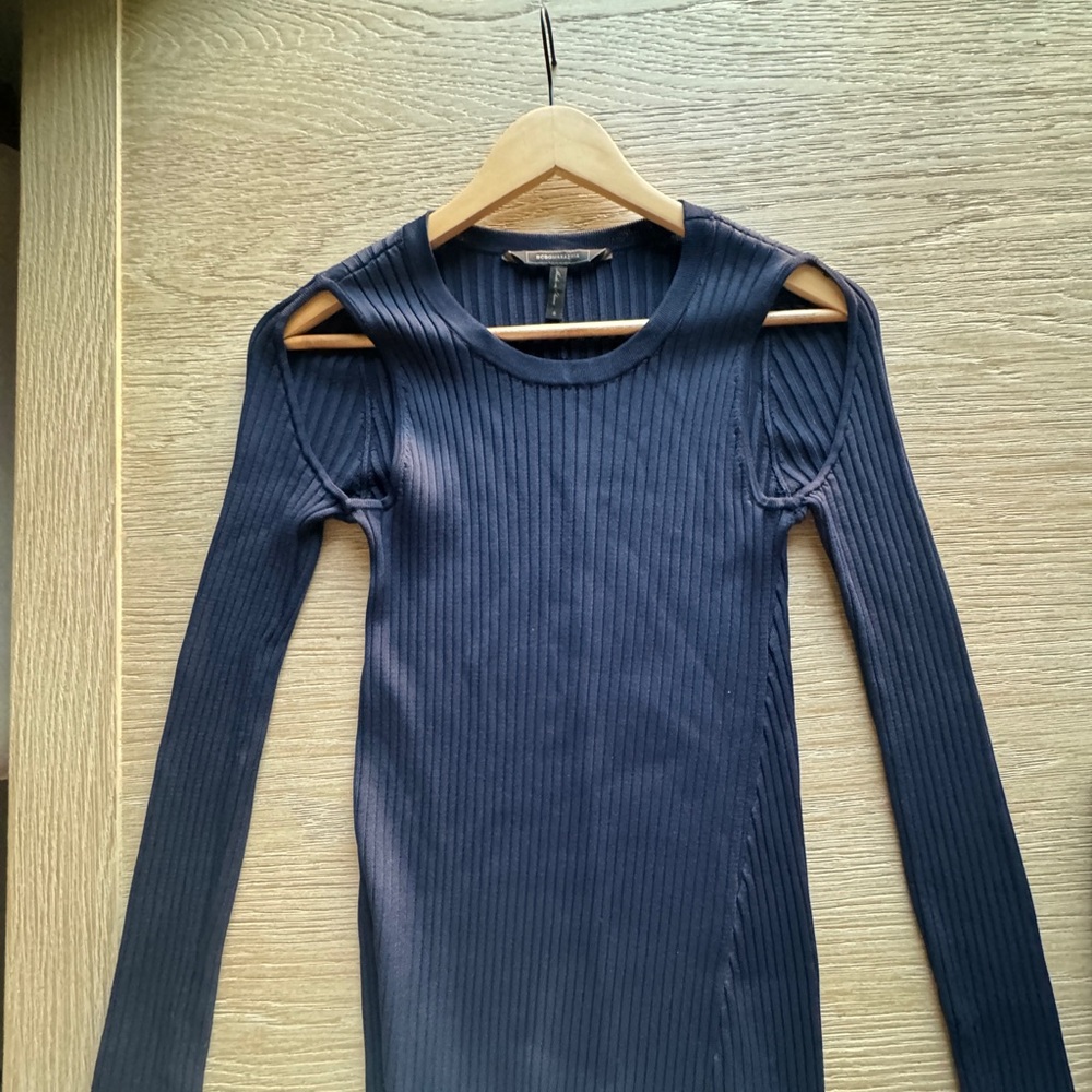BCBGMaxAzria Ribbed Knit Dress